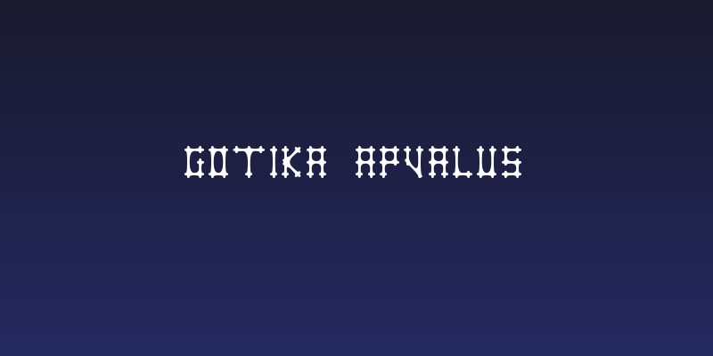 Gotika Apvalus Social Header