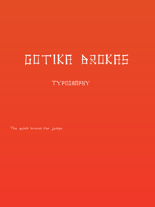 Gotika Brokas Poster