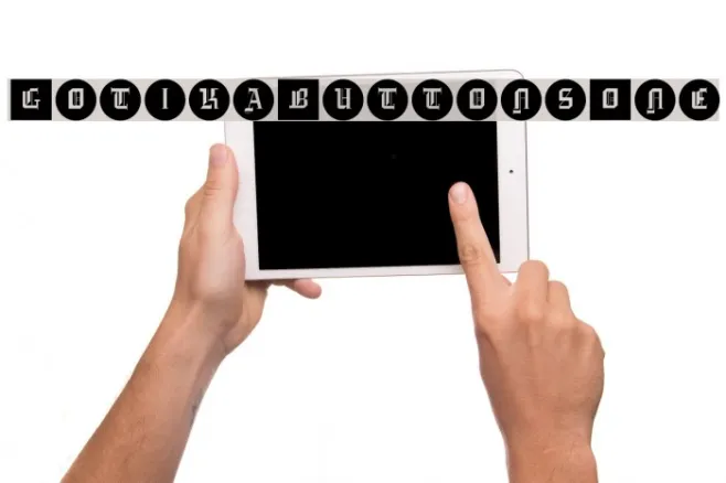 GotikaButtonsOne Example 2
