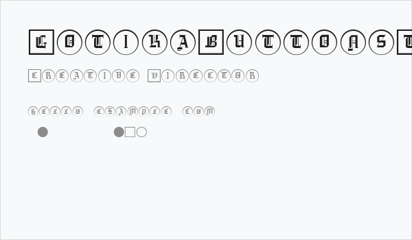 GotikaButtonsTwo Business Card