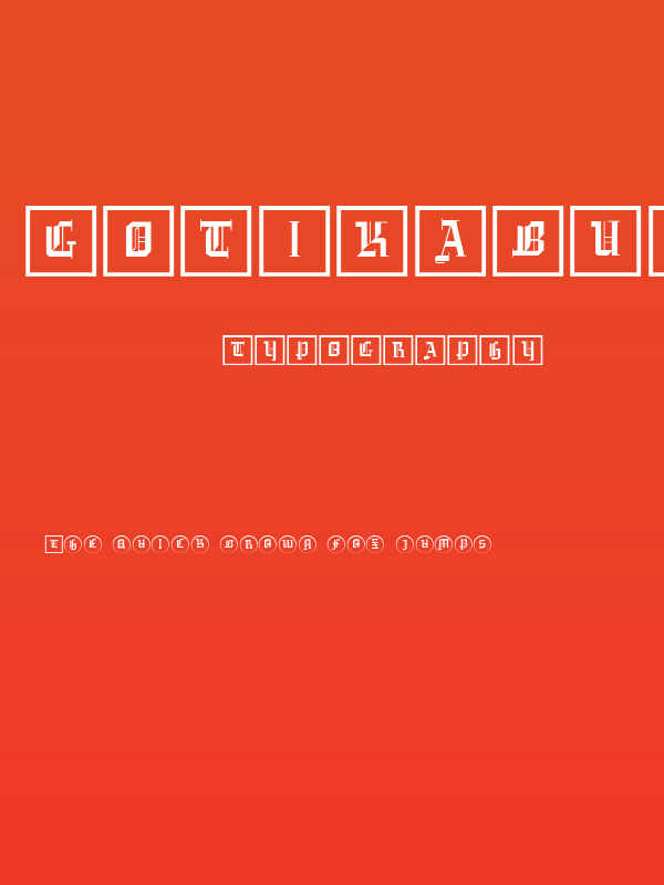 GotikaButtonsTwo Poster