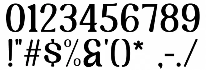 Gotile Font OTHER CHARS