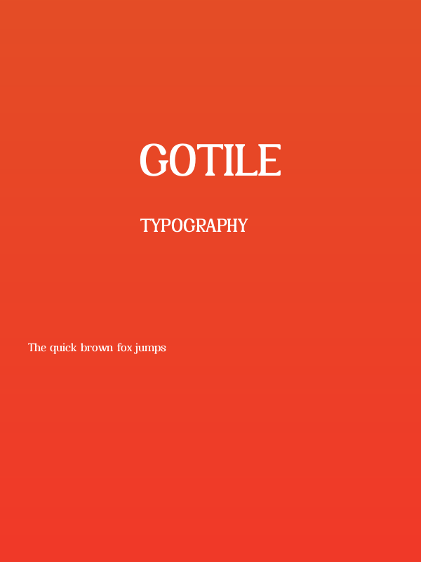Gotile Poster