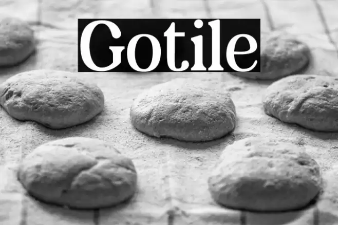 Gotile Font examples