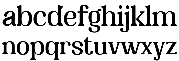 Gotile Font LOWERCASE