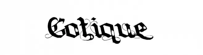 Gotique  font caratteri gratis