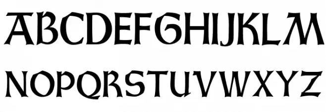 GotischWeissUNZ1A-Italic Fuentes MAYÚSCULAS