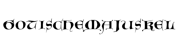 GotischeMajuskel  font caratteri gratis