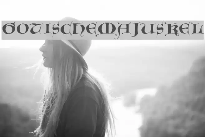 GotischeMajuskel Font examples
