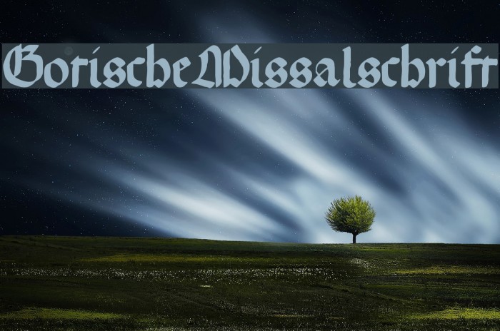 GotischeMissalschrift Example 3