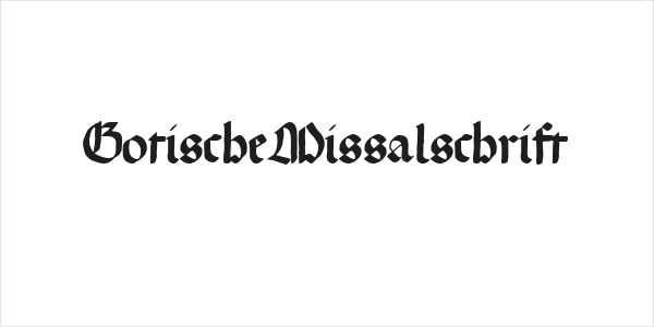 GotischeMissalschrift Logo