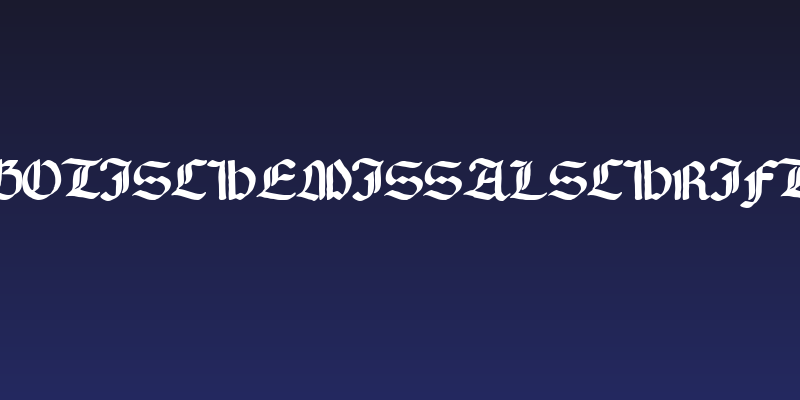 GotischeMissalschrift Social Header