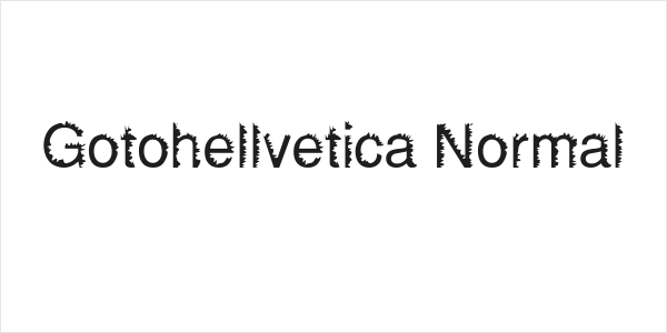 Gotohellvetica Normal Logo