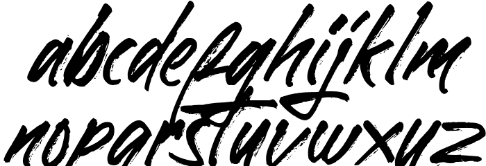 Gottam Font LOWERCASE