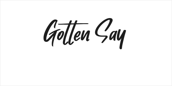 Gotten Say Logo