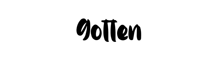 Gotten  Free Fonts Download