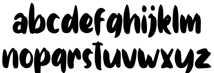 Gotten Font LOWERCASE
