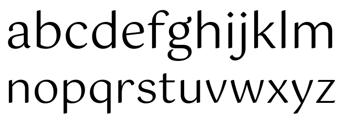 Gotu Font LOWERCASE