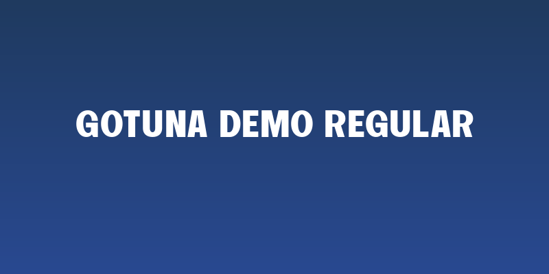 Gotuna DEMO Regular Social Header
