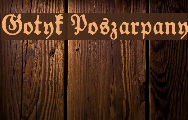 Gotyk Poszarpany Example 3