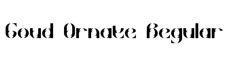 Goud Ornate Regular  Frei Schriftart Herunterladen