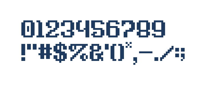 Goud Pixel Regular Other Characters