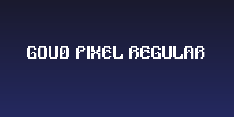 Goud Pixel Regular Social Header