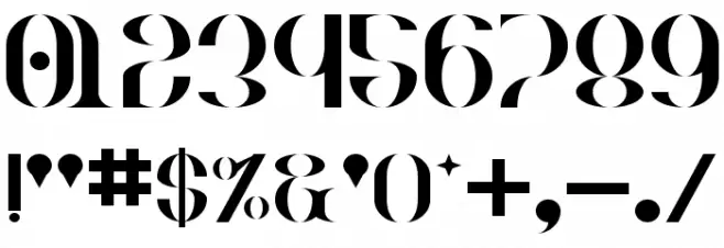 Goud Regular Font OTHER CHARS