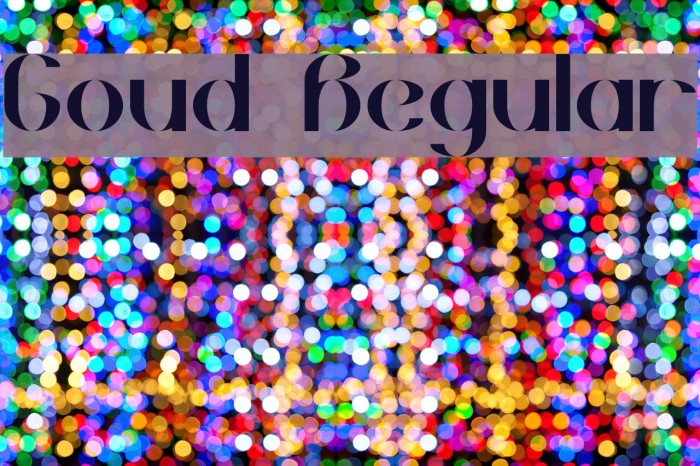 Goud Regular Example 3