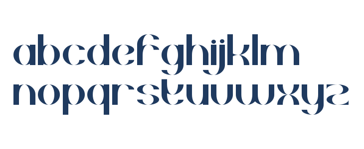 Goud Regular Lowercase