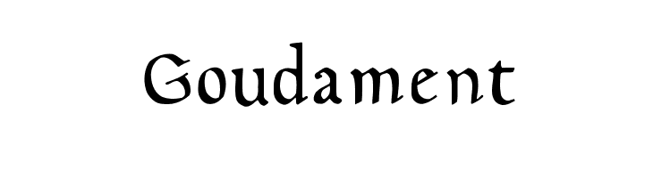Goudament  Frei Schriftart Herunterladen