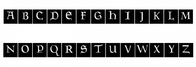 GoudamentBricks Schriftart Groß