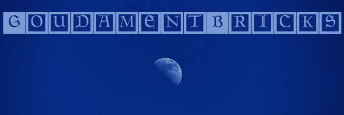 GoudamentBricks Font examples