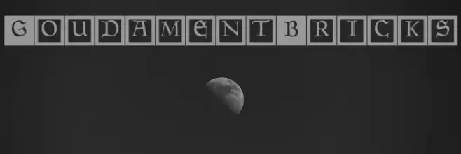 GoudamentBricks Шрифта examples
