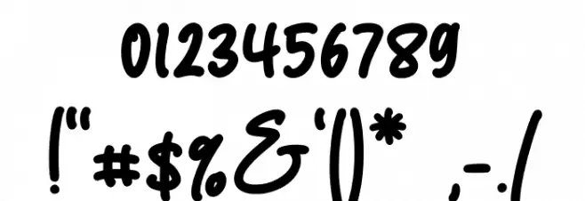 Goudart Font OTHER CHARS