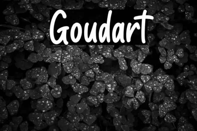 Goudart Font examples