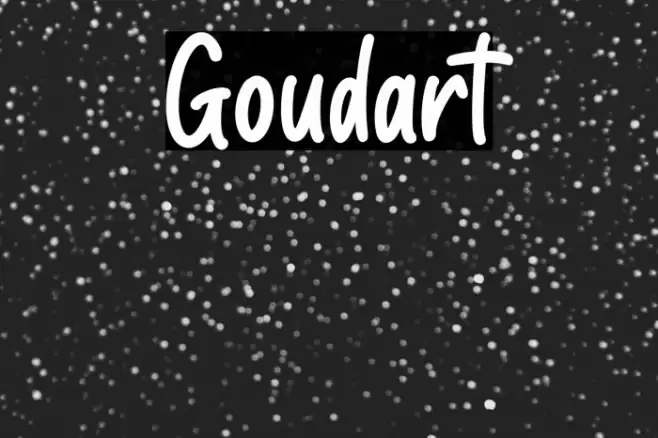 Goudart Font examples
