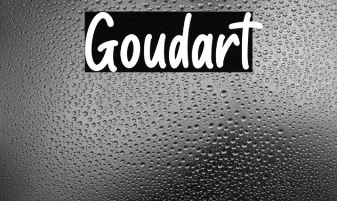 Goudart Font examples