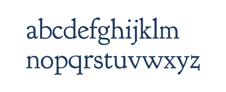 Goudy Bookletter 1911 Lowercase
