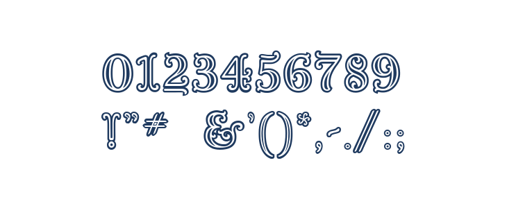 Goudy Decor InitialC Other Characters