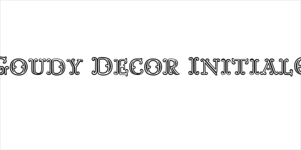 Goudy Decor InitialC Logo