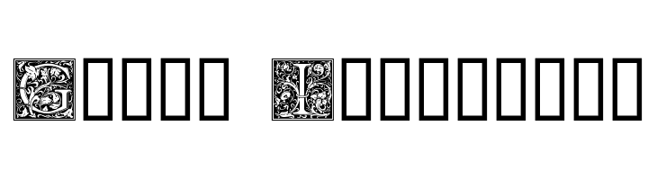 Goudy Initialen Font