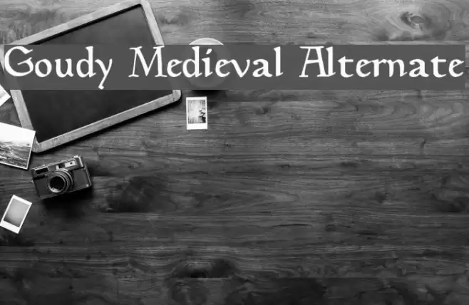 Goudy Medieval Alternate Font examples