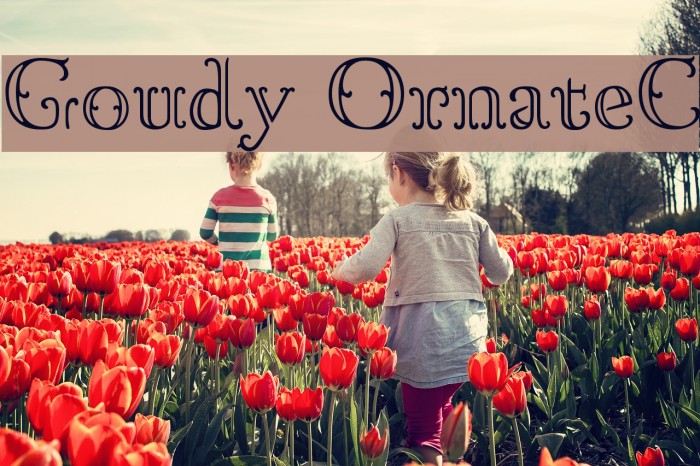 Goudy OrnateC Example 3