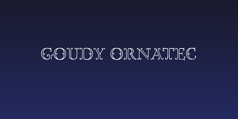 Goudy OrnateC Social Header