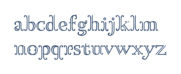 Goudy OrnateC Lowercase