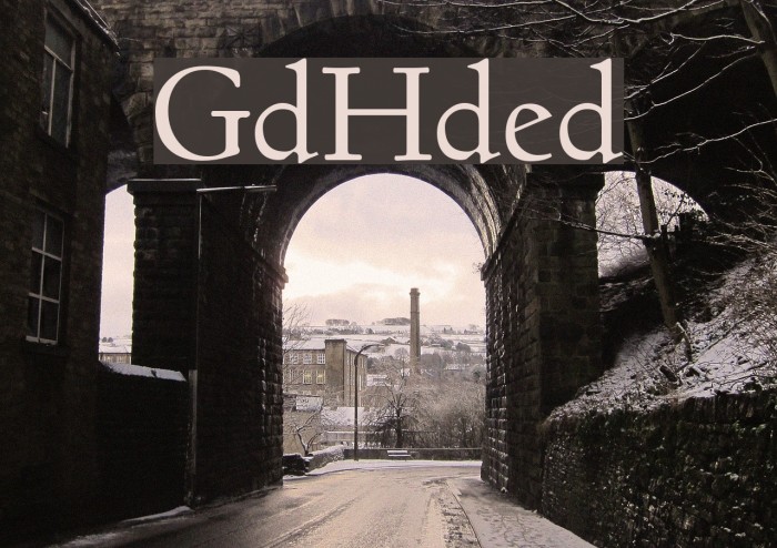 GoudyHundred Font examples