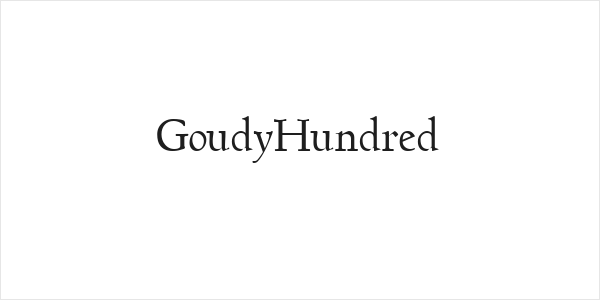 GoudyHundred Logo