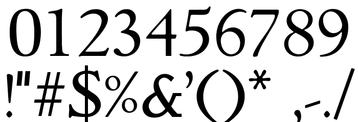 GoudyItalienSOpti-Regular Font OTHER CHARS