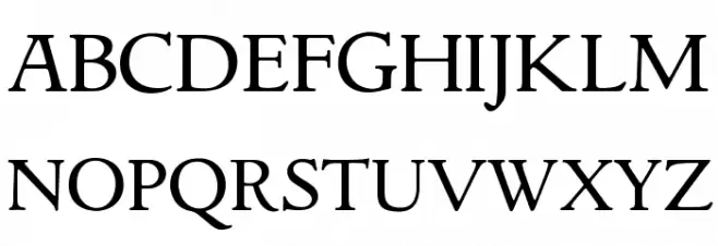 GoudyItalienSOpti-Regular Polices MAJUSCULES
